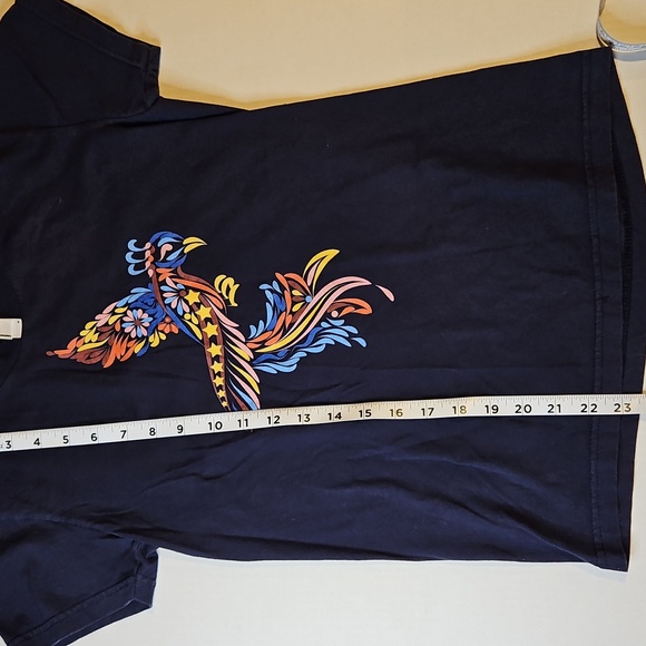 Phoenix Rising Multicolor Blue Tee Kids Medium Stars & Flowers - Picture 5 of 5